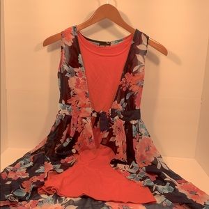 Cute paper doll flower dress